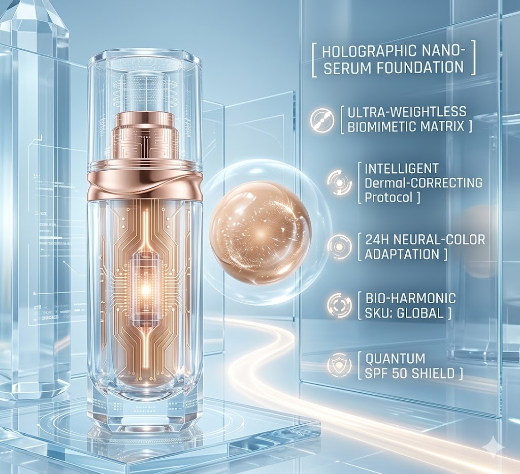 SPF 50 Color Changing Foundation - 4-in-1 Self-Adjusting Liquid Base for All Skin Tones, Hydrating Soft Matte Long-Lasting Makeup