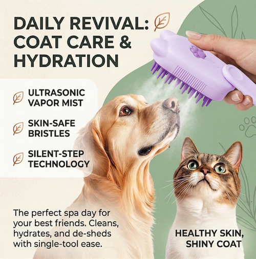 Stop Struggling with Bath Time! 🚿 Get the 2-in-1 Waterless Grooming Secret (49% OFF Ends Tonight!)