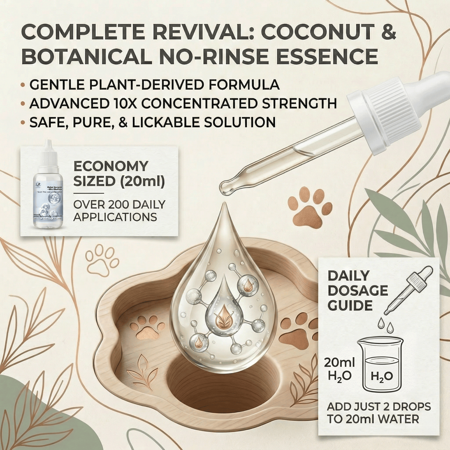 Stop Struggling with Bath Time! 🚿 Get the 2-in-1 Waterless Grooming Secret (49% OFF Ends Tonight!)