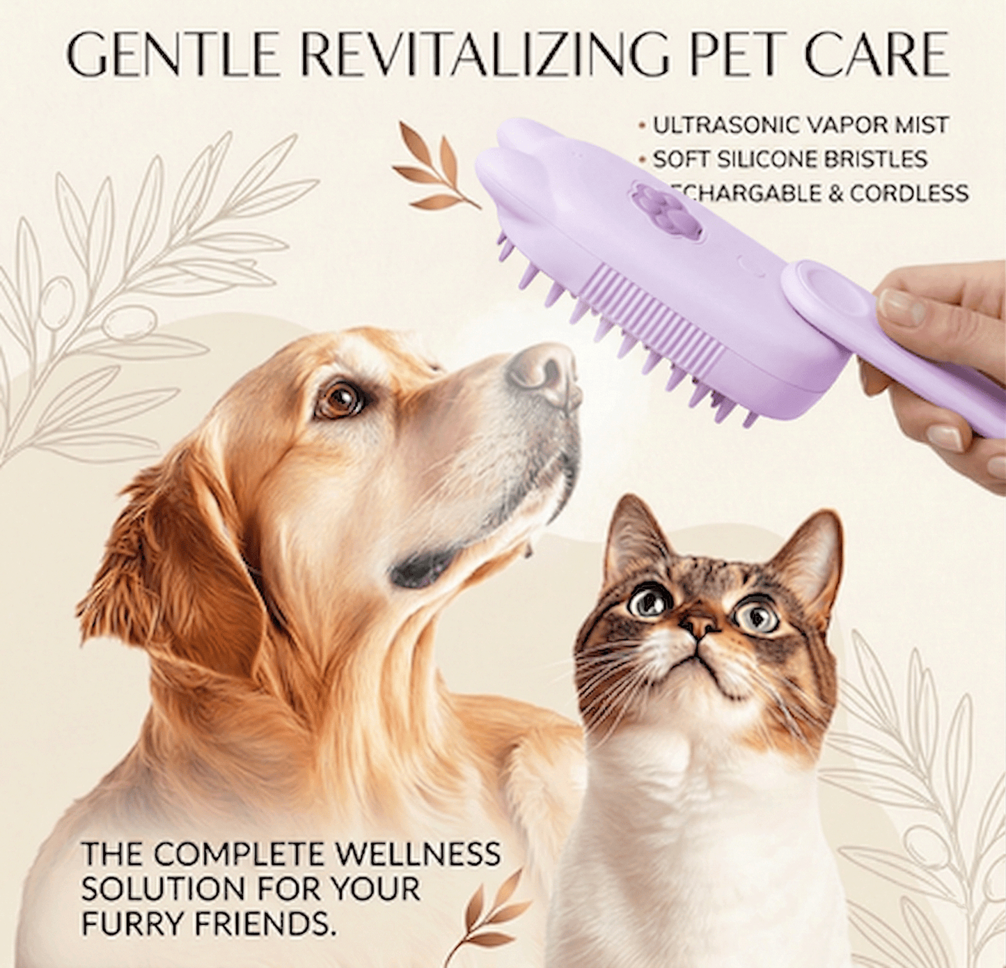 Stop Struggling with Bath Time! 🚿 Get the 2-in-1 Waterless Grooming Secret (49% OFF Ends Tonight!)