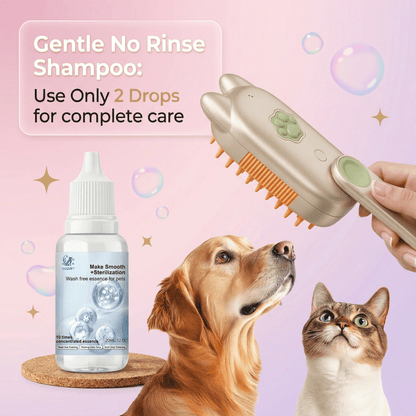 Stop Struggling with Bath Time! 🚿 Get the 2-in-1 Waterless Grooming Secret (49% OFF Ends Tonight!)