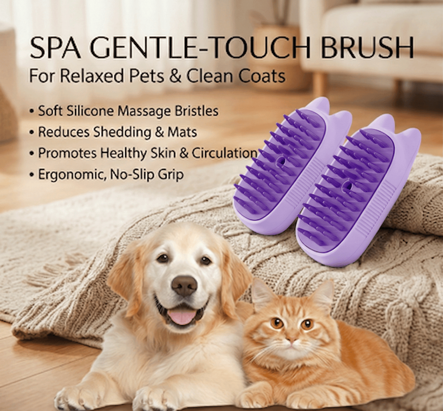 Stop Struggling with Bath Time! 🚿 Get the 2-in-1 Waterless Grooming Secret (49% OFF Ends Tonight!)