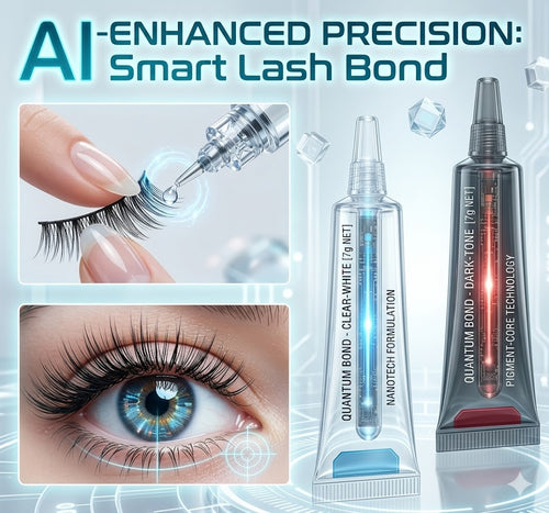 Clear/Dark Waterproof Lash Adhesive | Fast-Drying Eyelash Extension Glue | Professional Beauty Makeup Tool for Strip & Individual Lashes