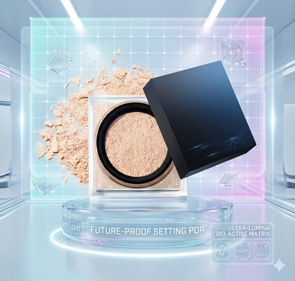 Oil-Control Loose Baking Powder - 12H Long-Wear Matte Finish Makeup, Waterproof & Lightweight Setting Powder in 4 Versatile Shades