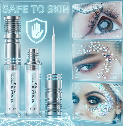 Pro-Bond Waterproof Eyelash Extension Glue (7g) - Ultra-Strong 48H Hold, Quick-Dry & Latex-Free Adhesive (1/5/10 Pcs)