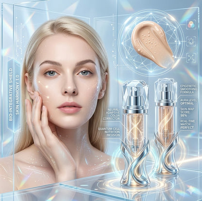 SPF 50 Color Changing Foundation - 4-in-1 Self-Adjusting Liquid Base for All Skin Tones, Hydrating Soft Matte Long-Lasting Makeup